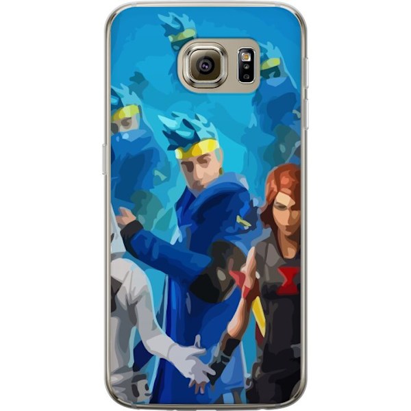 Samsung Galaxy S6 Gennemsigtig cover Fortnite