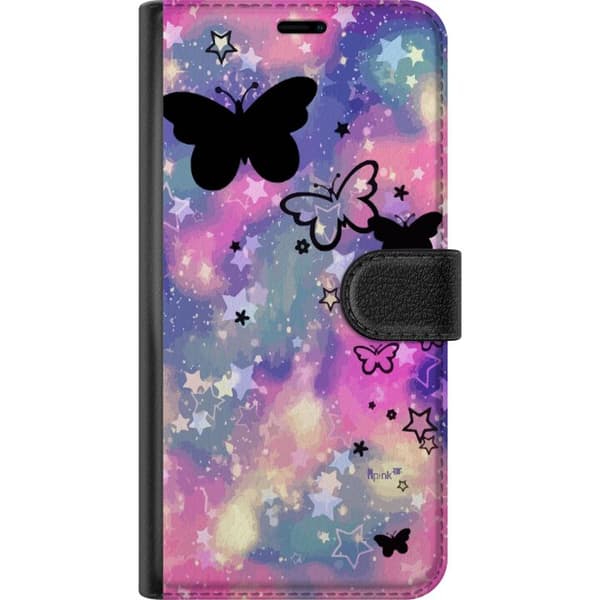 Yhteensopiva Lompakkokotelo Apple iPhone 13 mini perhoset