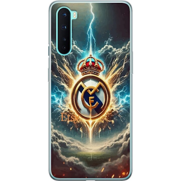 OnePlus Nord Läpinäkyvä kuori Real Madrid