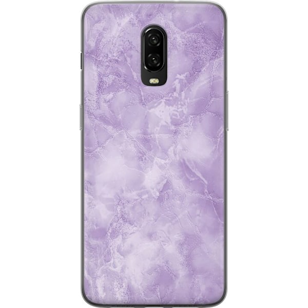 OnePlus 6T Genomskinligt Skal Marmor