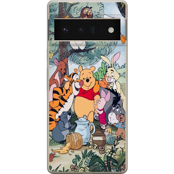 Google Pixel 6 Pro Gennemsigtig cover Nalle Puh og hans venner