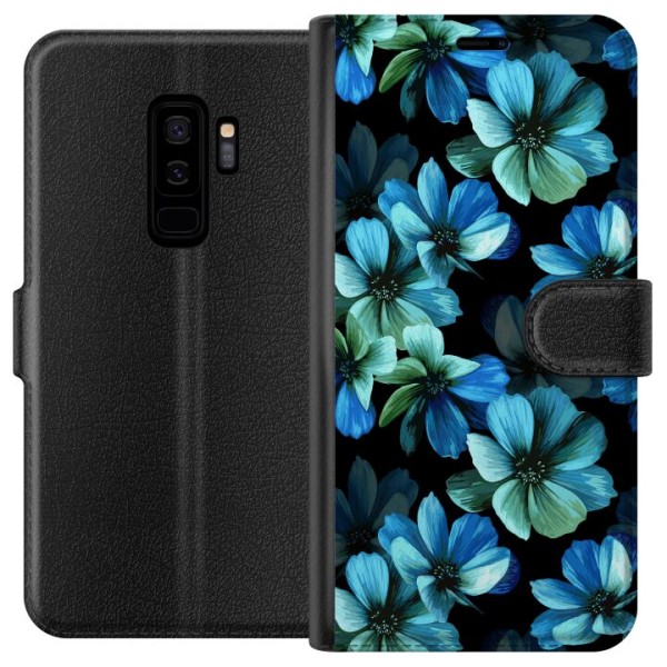 Samsung Galaxy S9+ Lommeboketui Blomster