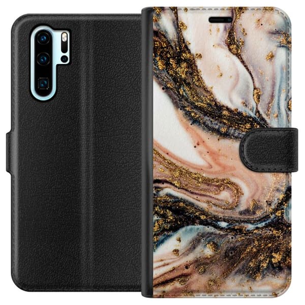 Kompatibelt Lommeboketui til Huawei P30 Pro Ekstra