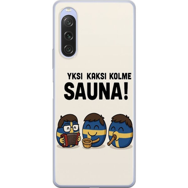 Sony Xperia 10 V Genomskinligt Skal Festivalen Kaj Bara Bada B