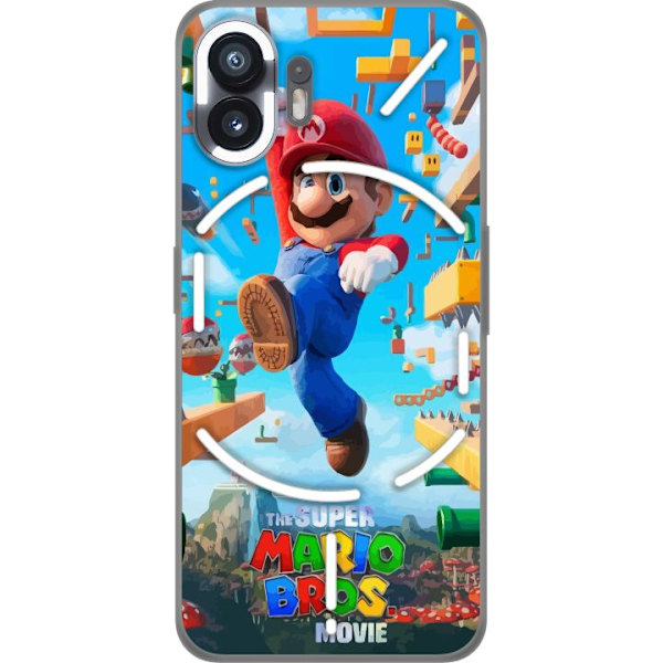 Nothing Phone (2) Gennemsigtig cover Super Mario Bros