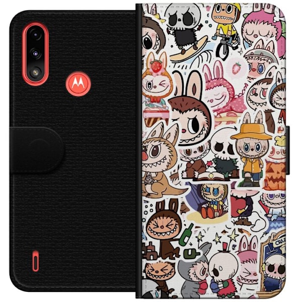 Motorola Moto E7 Power Plånboksfodral Labubu All-Stars – PO