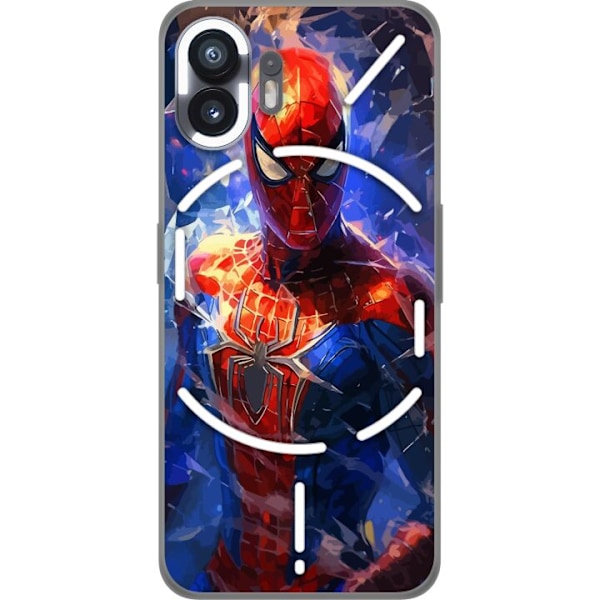 Nothing Phone (2) Gjennomsiktig deksel Spiderman