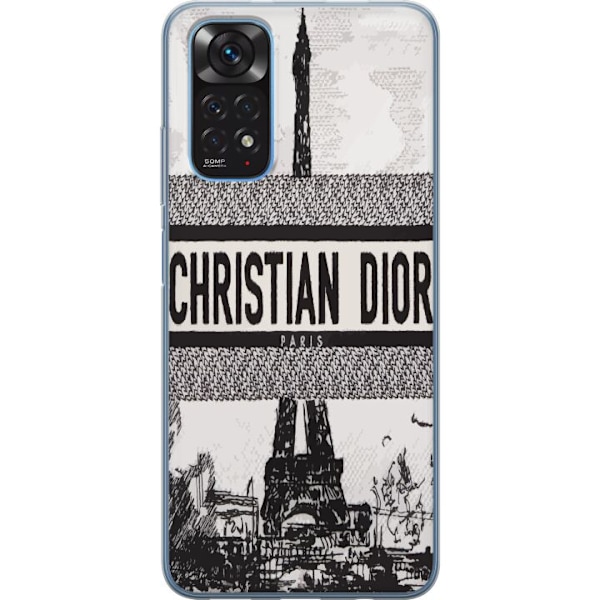 Xiaomi Redmi Note 11S Läpinäkyvä kuori Christian Dior