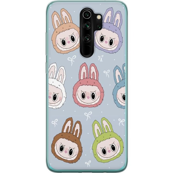 Xiaomi Redmi Note 8 Pro  Genomskinligt Skal Pastel Labubu