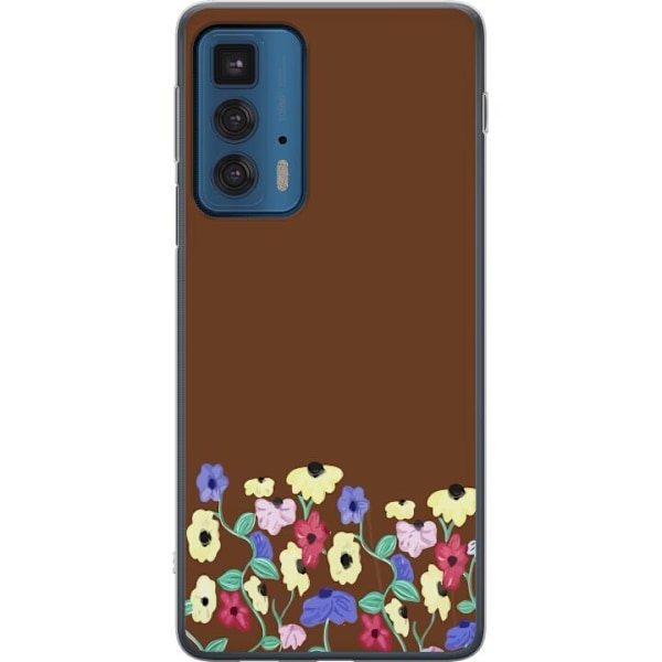 Motorola Edge 20 Pro Gennemsigtig cover Blomster