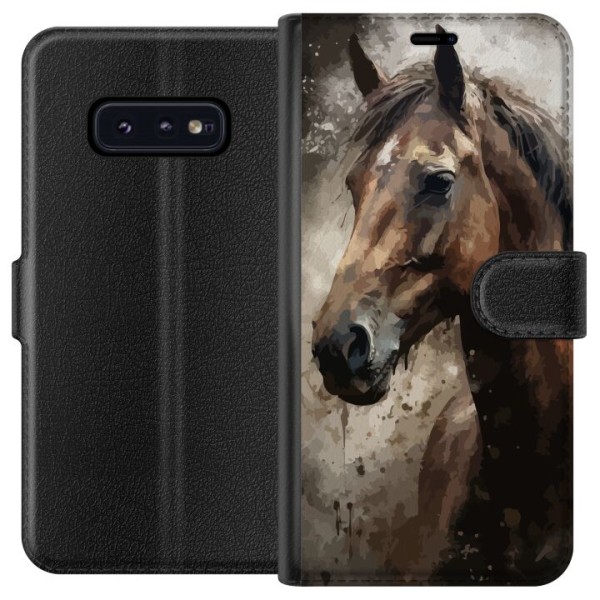Samsung Galaxy S10e Plånboksfodral Häst