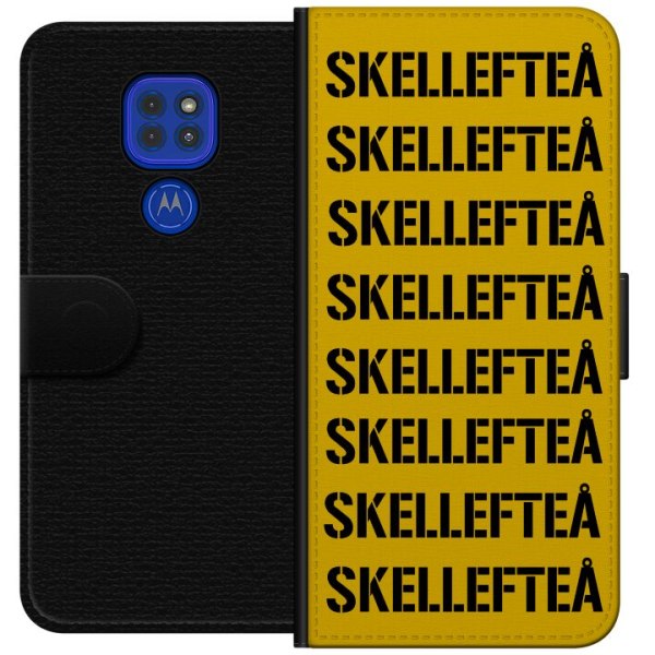 Motorola Moto G9 Play Lompakkokotelo Skellefteå SM KULTAA