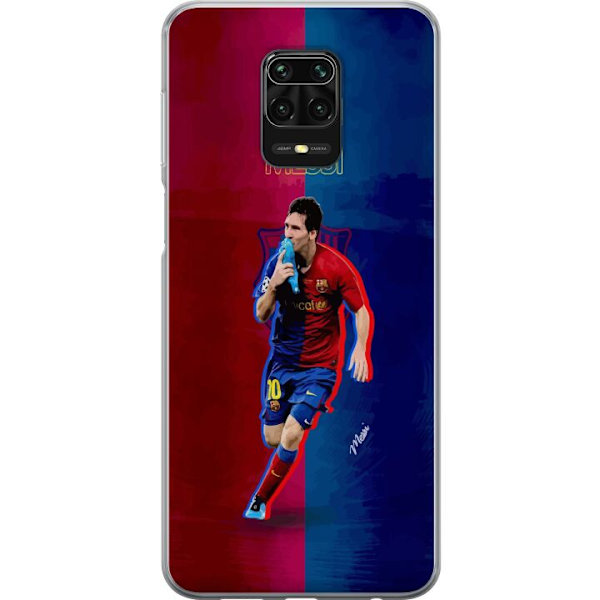 Xiaomi Redmi Note 9S Gennemsigtig cover Messi