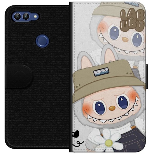 Huawei P smart Lompakkokotelo Labubu Minimal Mood - Yksinkerta