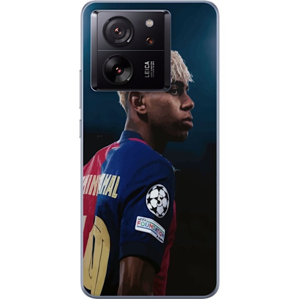 Xiaomi 13T Pro Läpinäkyvä kuori Lamine Yamal - Barcelonan i