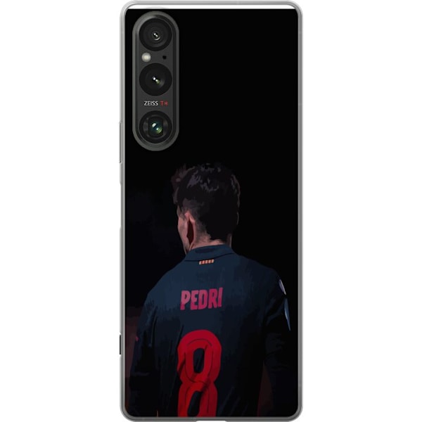 Sony Xperia 1 V Genomskinligt Skal Pedri FC Barcelona Fotboll