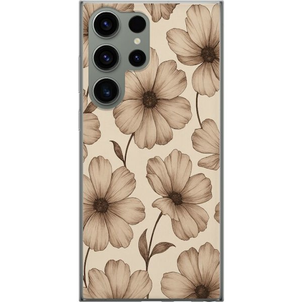 Samsung Galaxy S23 Ultra Gjennomsiktig deksel Pastel Rush