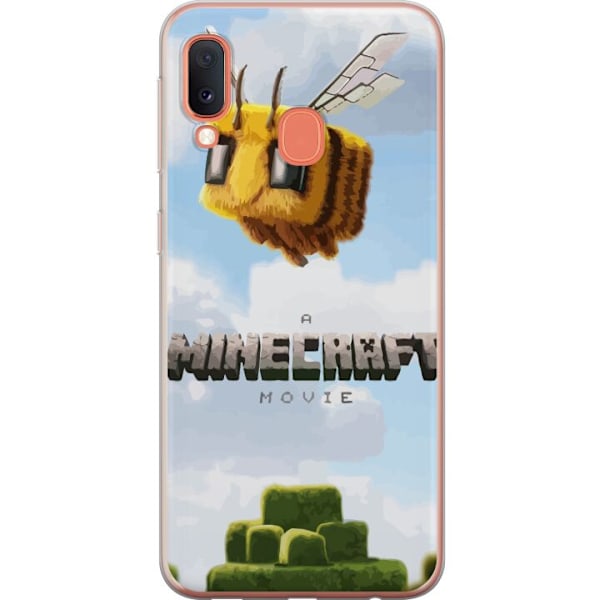 Samsung Galaxy A20e Genomskinligt Skal A Minecraft Movie