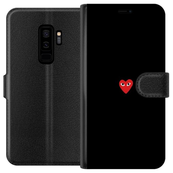 Kompatibelt Plånboksfodral till Samsung Galaxy S9+ Heart