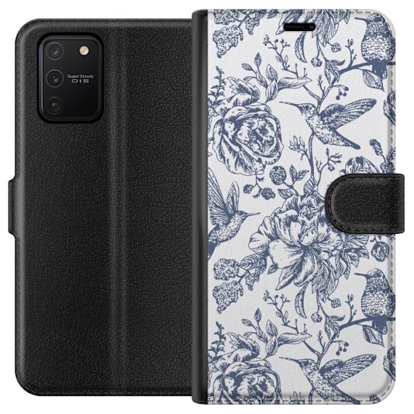 Samsung Galaxy S10 Lite Lompakkokotelo Kukat & Linnut - Romant