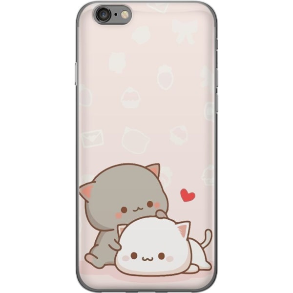Apple iPhone 6 Läpinäkyvä kuori Kawaii