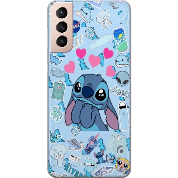 Samsung Galaxy S21 Läpinäkyvä kuori Kutoa