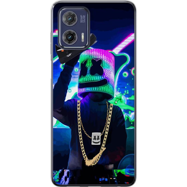 Motorola Moto G73 Genomskinligt Skal Marshmello | Fortnite