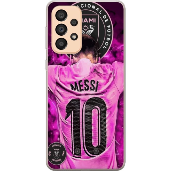 Samsung Galaxy A33 5G Gennemsigtig cover Messi