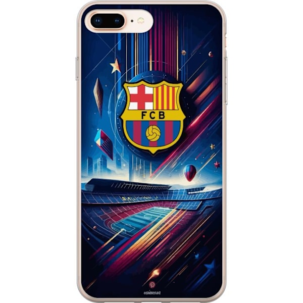 Apple iPhone 7 Plus Gennemsigtig cover FC Barcelona