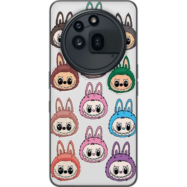 Nothing Phone (3a) Pro Gennemsigtig cover Labubu Macaron Monst
