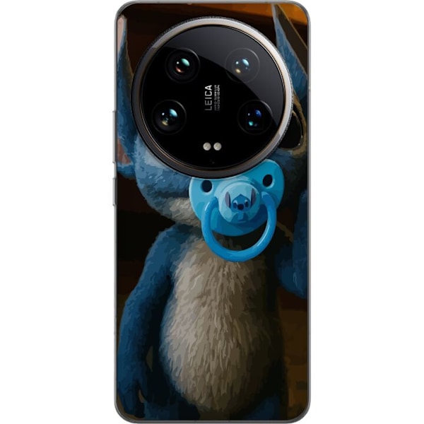 Xiaomi 14 Ultra Läpinäkyvä kuori Stitch & Napp - vauvateema söpöllä hahmolla