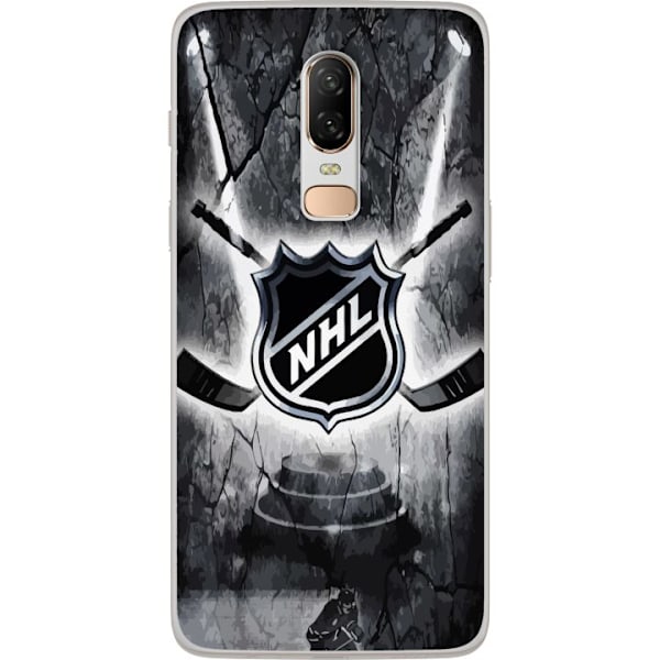 OnePlus 6 Läpinäkyvä kuori NHL