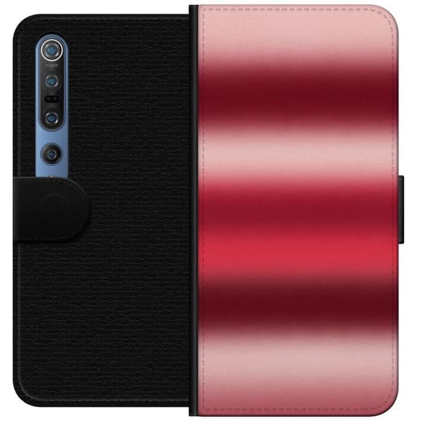 Kompatibel Tegnebogsetui til Xiaomi Mi 10 Pro 5G Vinrød gradient rød