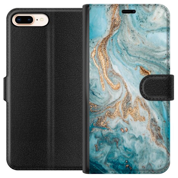 Apple iPhone 7 Plus Tegnebogsetui Magisk Marmor