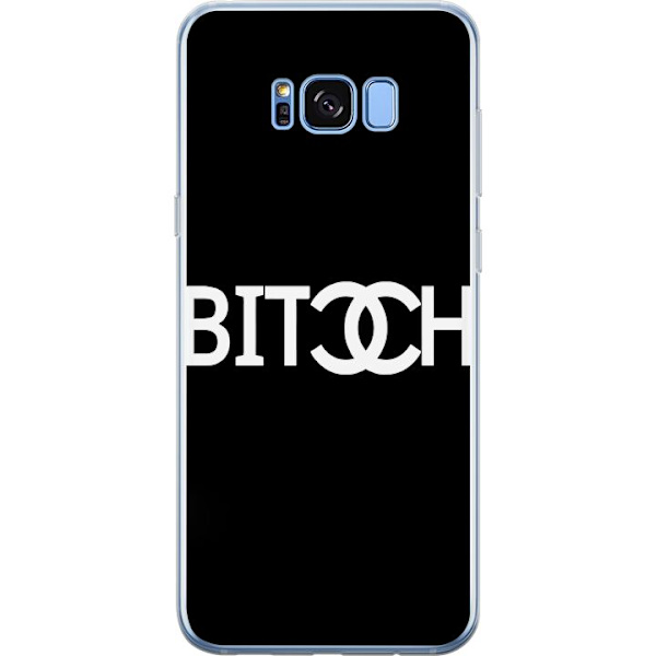 Samsung Galaxy S8+ Genomskinligt Skal Bitch Chanel Inspirerad Streetstyle Mode Textmotiv Trend Fashion Ikonisk Stil Urban Design