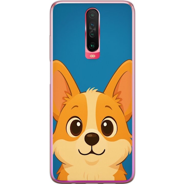 Xiaomi Redmi K30 Läpinäkyvä kuori Hello Corgi