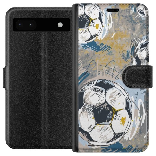 Google Pixel 6a Plånboksfodral Fotboll