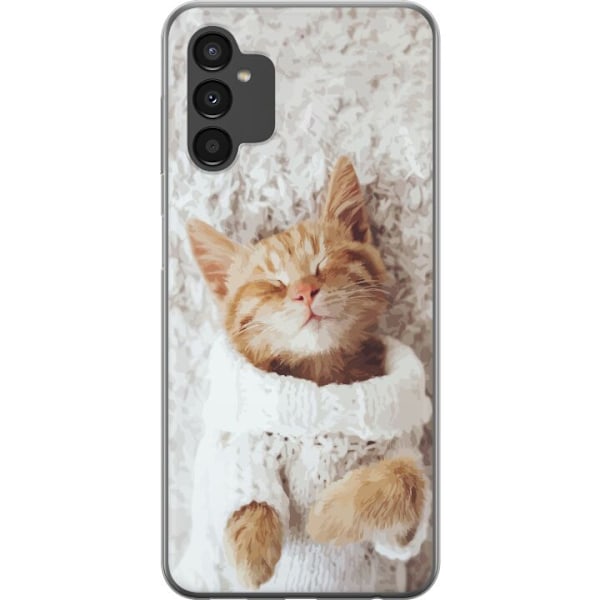 Samsung Galaxy A04s Genomskinligt Skal Katt