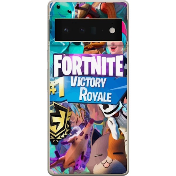 Google Pixel 6 Pro Gjennomsiktig deksel Fortnite