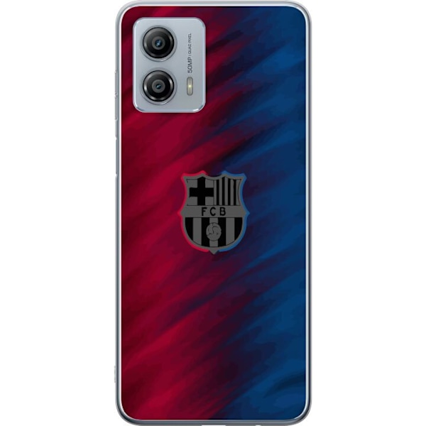 Motorola Moto G53 Genomskinligt Skal FC Barcelona