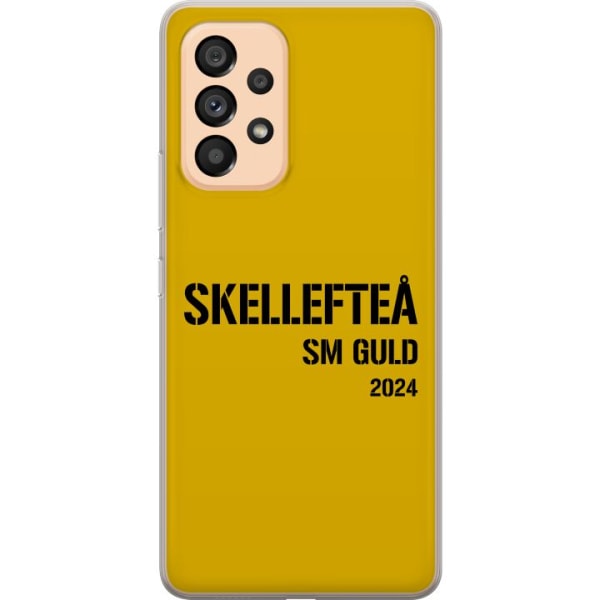 Samsung Galaxy A53 5G Gennemsigtig cover Skellefteå SM GULD