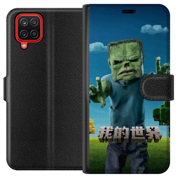 Samsung Galaxy A12 Tegnebogsetui A Minecraft Movie