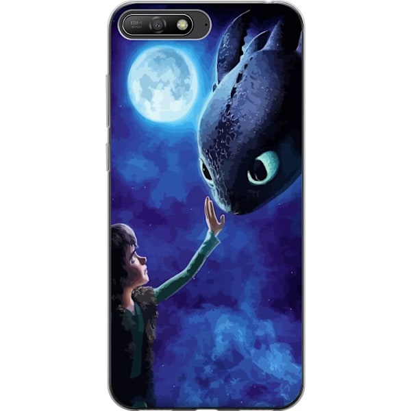 Huawei Y6 (2018) Genomskinligt Skal Draktränaren How to Train Your Dragon