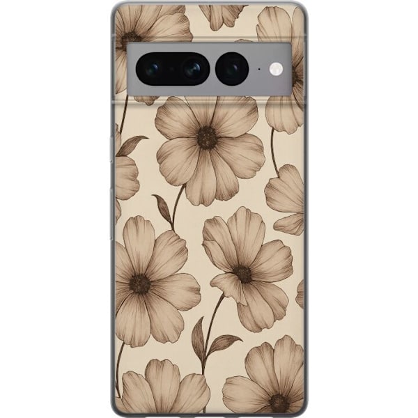 Google Pixel 7 Pro Läpinäkyvä kuori Pastel Rush