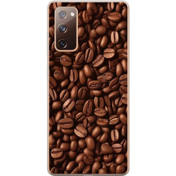 Kompatibelt Mobildeksel til Samsung Galaxy S20 FE Kaffebönor närbild brun