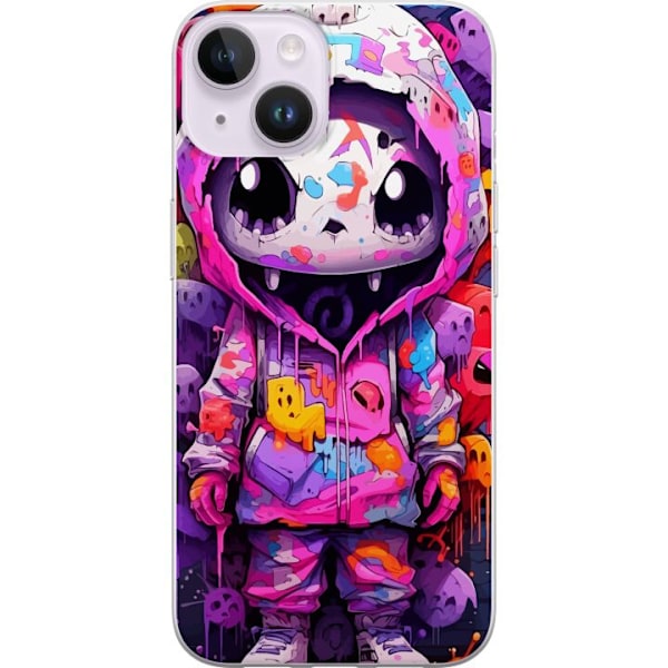 Apple iPhone 15 Plus Läpinäkyvä kuori Anime