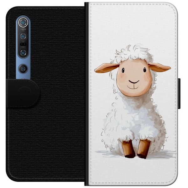 Xiaomi Mi 10 Pro 5G Lompakkokotelo Suloinen Lammas - lasten ja