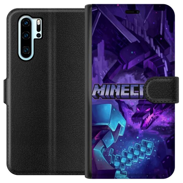 Kompatibelt Lommeboketui til Huawei P30 Pro Minecraft