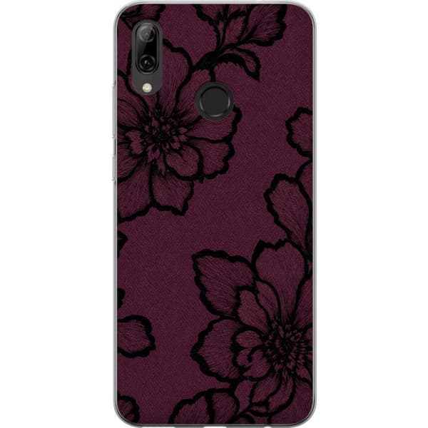 Kompatibel Mobilcover til Huawei P smart 2019 Brombærblomst lilla