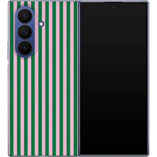 Kompatibelt Mobildeksel til Samsung Galaxy Z Fold8 Ultra Grønnrosa striper grønn